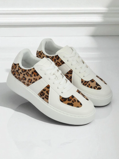 Sneakers Lav Calista Leopardia – Alba Cutis Eco Textilia Ver V cm