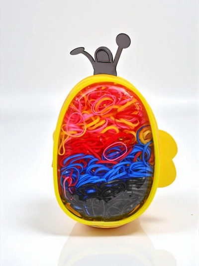 Royalfashion Wielokolorowe gumeczki silikonowe Pszczółka