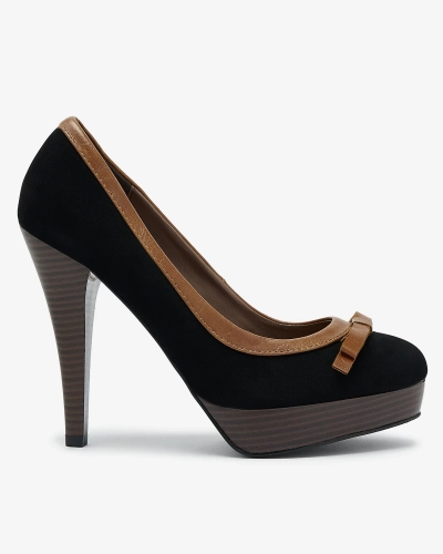 Black women's high stiletto pumps Zistin- Footwear