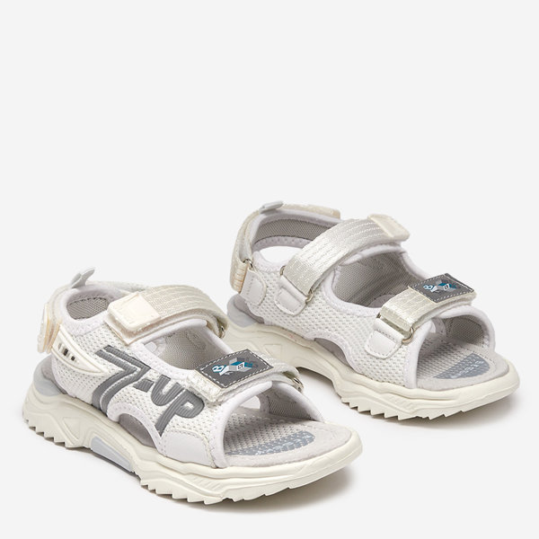 OUTLET Doniso white children's sandals - Footwear