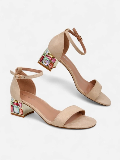 Royalfashion Женские сандалии с декоративным каблуком Ballou