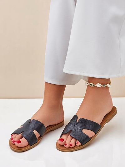 Royalfashion Sieviešu čības ar plakanu zoli Ikdienas stils