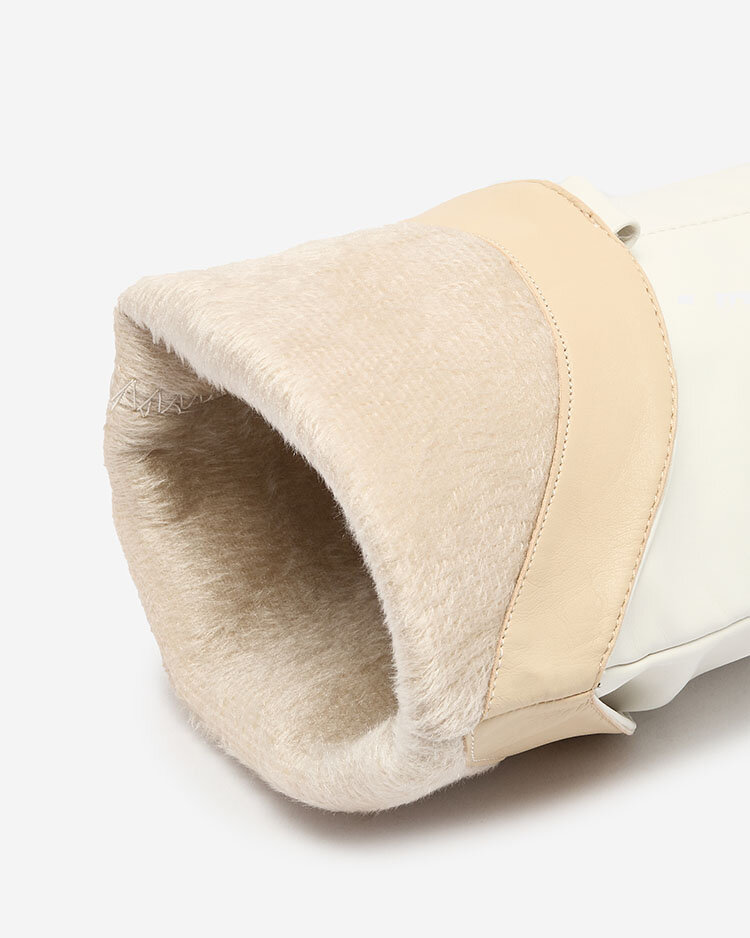 Royalfashion Коричневые женские сапоги на шпильке с тиснением Classy Elegant