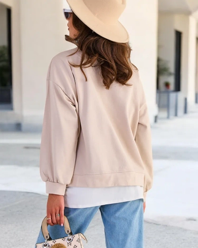 Royalfashion Sieviešu kokvilnas plānais džemperis