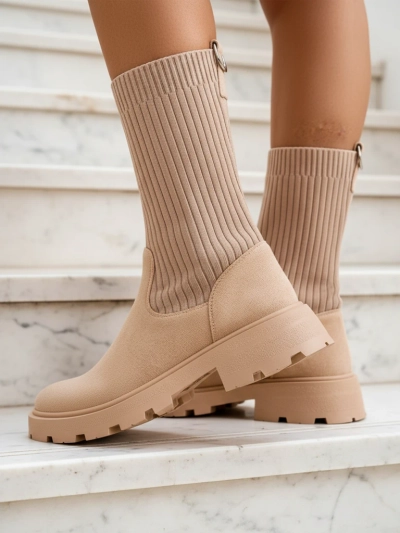 Royalfashion Sieviešu ielīstamie zābaki Derette