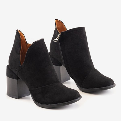Черные женские ботильоны с вырезами из Намибии - Обувь