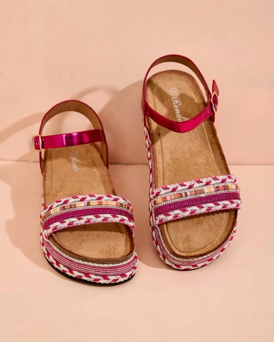 Royalfashion Sieviešu izšūtās sandales Mussir