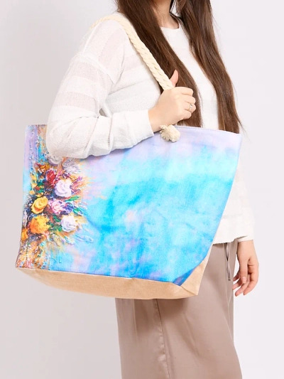 Royalfashion Liela auduma soma ar druku