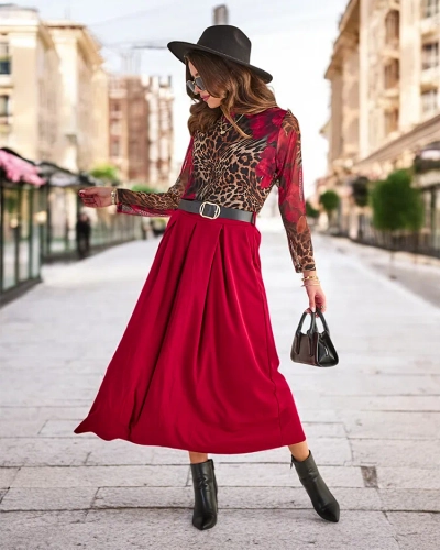 Royalfashion Women's midi skirt