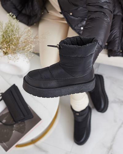 Royalfashion Women's snow boots in black Dasohala