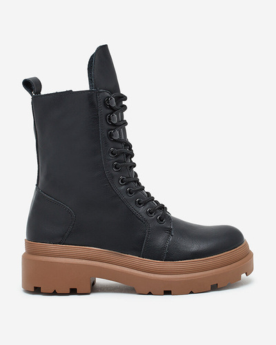 Royalfashion Eco leather women's bagger boots Vederme