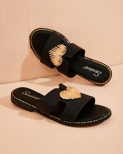 Royalfashion Women's Olis flat sole flip-flops