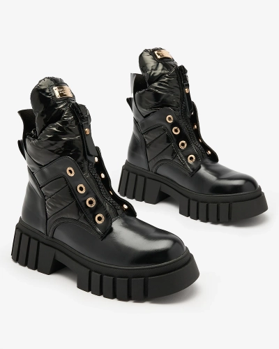 Royalfashion Women's boots in black Selilka