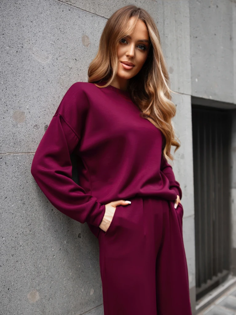 Royalfashion Wiskozowy Damski komplet dresowy FlowFit