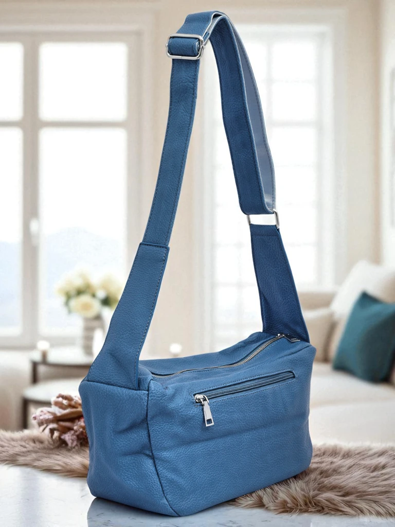 Royalfashion Malgranda sinjora sako el eko-ledo Lyra Vell