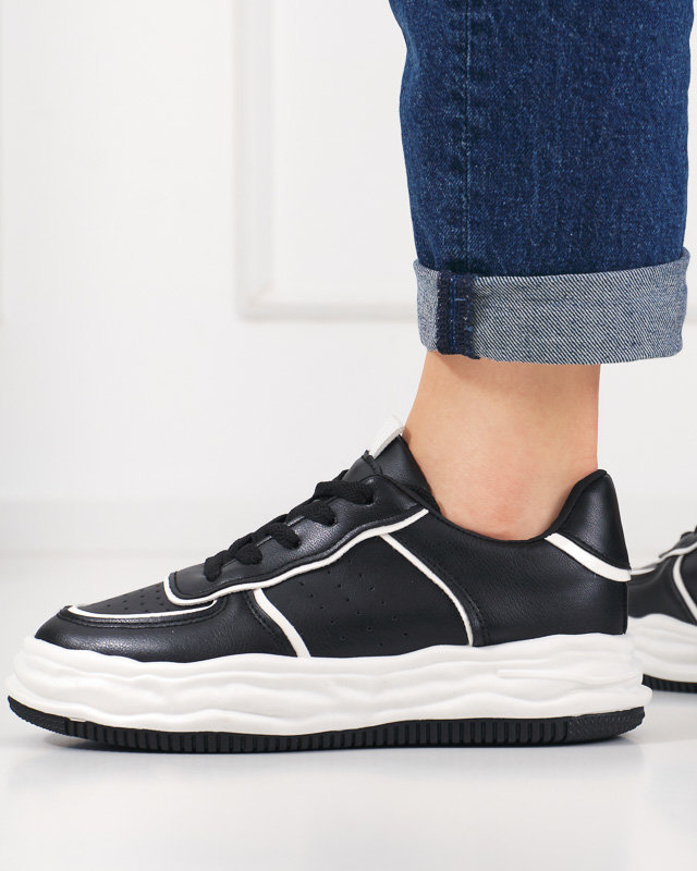 Black women's sports shoes with Dekavi inserts - Footwear