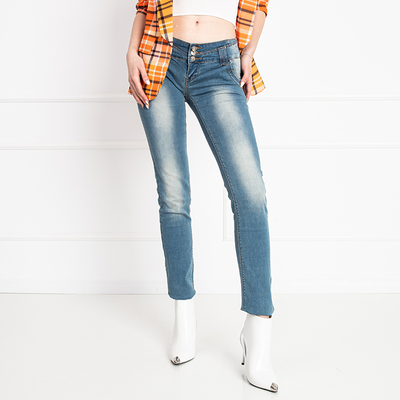 Straight women's blue jeans - Clothing