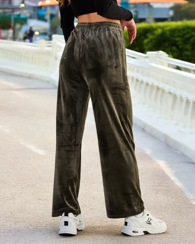 Royalfashion Sieviešu treniņbikses a'la velūrs