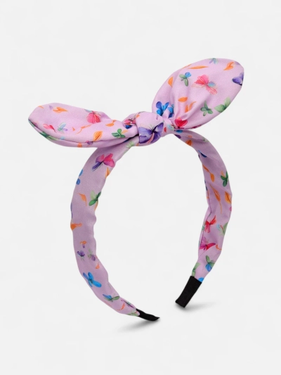 Royalfashion Children's Headband with Bow and Print