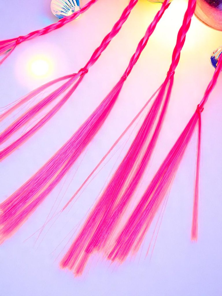 Royalfashion Clip-in Braids with Shells on Elastic Bands