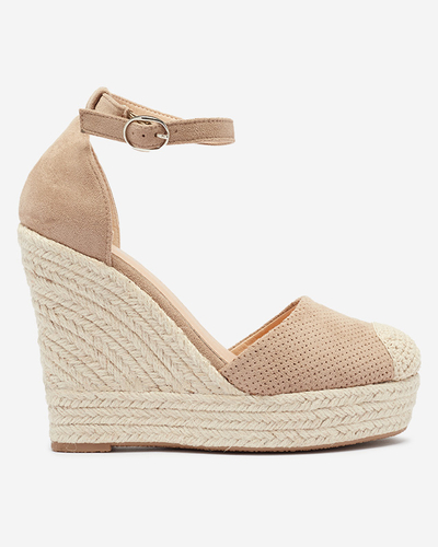 Royalfashion Brown women's Meylasi platform sandals