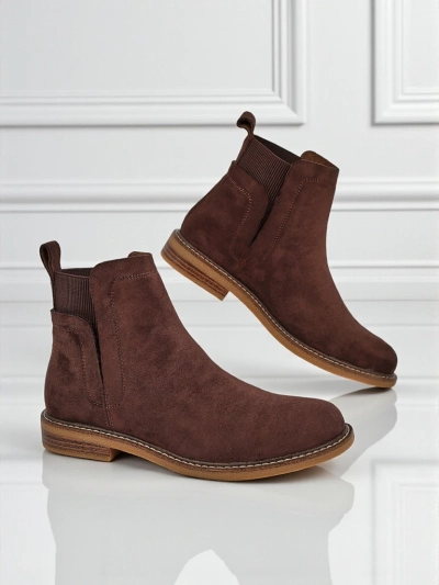 Women's Chelsea-style ankle boots made of eco-suede Veysi