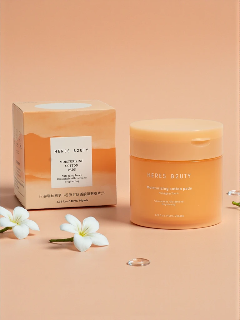 Cotton cosmetic pads - moisturizing, anti-aging