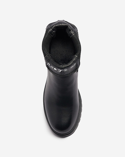 OUTLET Черные женские сапоги на заднике Foccillo- Footwear