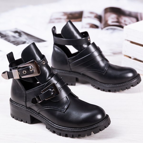 Black flat heels Loca - Shoes 1