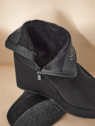 Royalfashion Women's Wedge Ankle Boots Sieffa