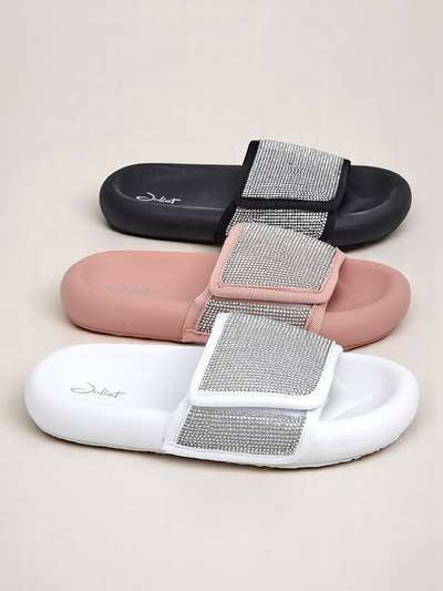 Royalfashion Inaj klapki sur plata plando Sparkle Step