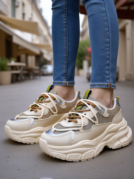 Royalfashion Women's Sneakers on a Thick Sole Teresii