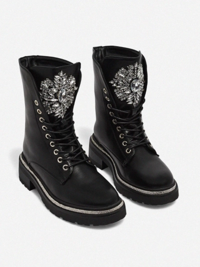 Botki Damskie eko skórzane Evinell