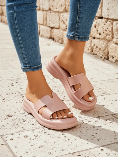 Royalfashion Women's Thick-Soled Flip-Flops Nova Gloss