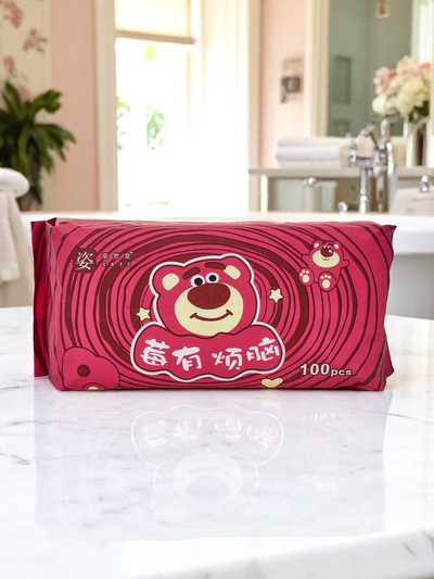 Cotton wet wipes 100 pcs.