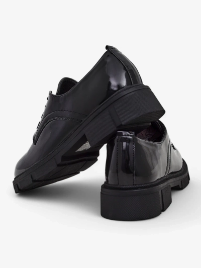 Royalfashion Women's patent leather shoes Omey