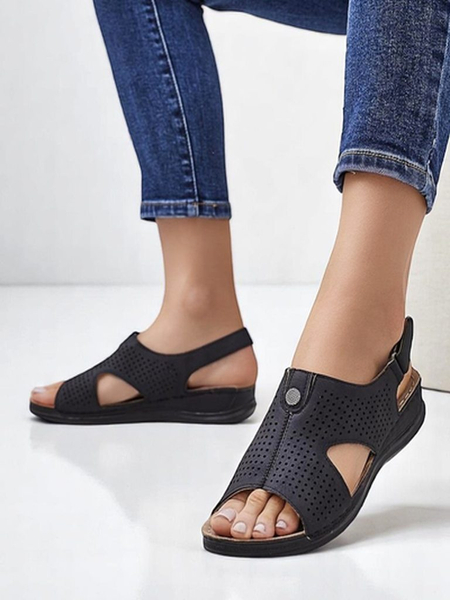 Royalfashion Sieviešu sandales ar izgriezumiem Leminni