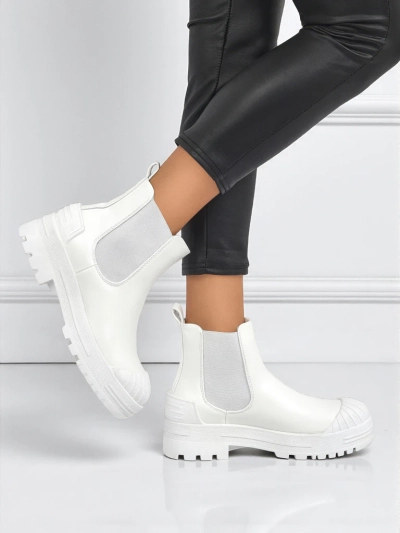 Amber Veil Platform Ankle Boots