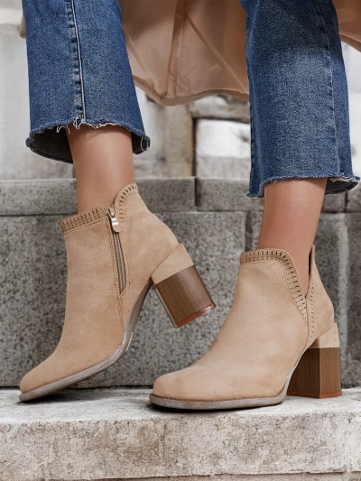 Royalfashion Women's heeled ankle boots Vettot