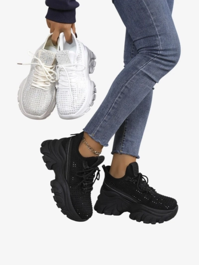 Royalfashion Sieviešu sporta kedas ar akmeņiem Blysco