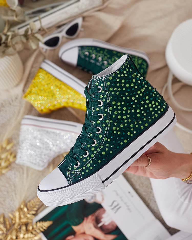 Royalfashion Women's sequined sneakers Shis