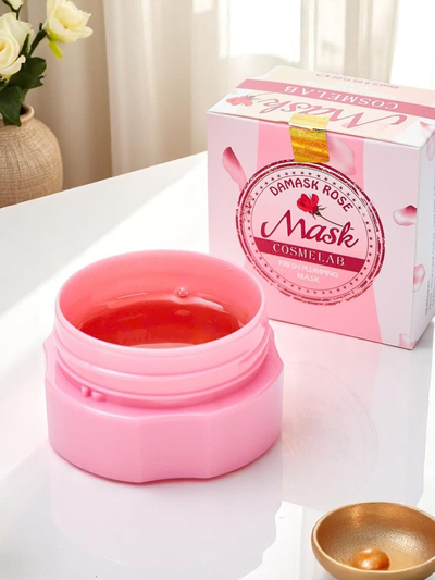 Damask Rose Face Mask - moisturizes and regenerates the skin