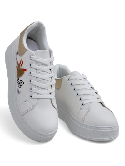 Royalfashion Sieviešu platformas čības ar druku Alcape