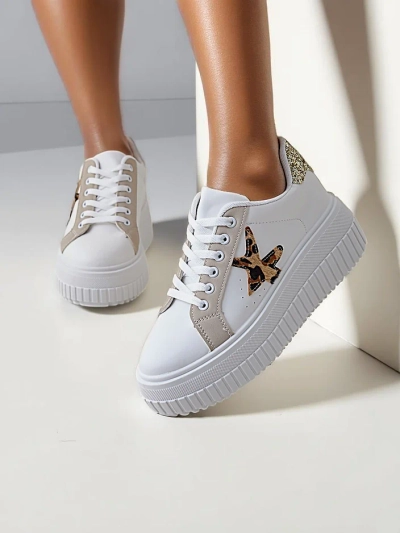 Royalfashion Women's Platform Sports Sneakers Elin