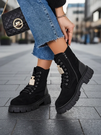 Royalfashion Eco suede women's boots worker Edvines
