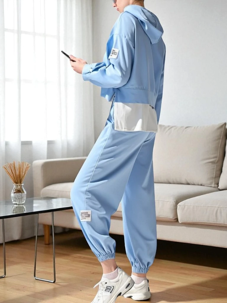 Royalfashion Женский хлопковый комплект с вставкой в виде рубашки