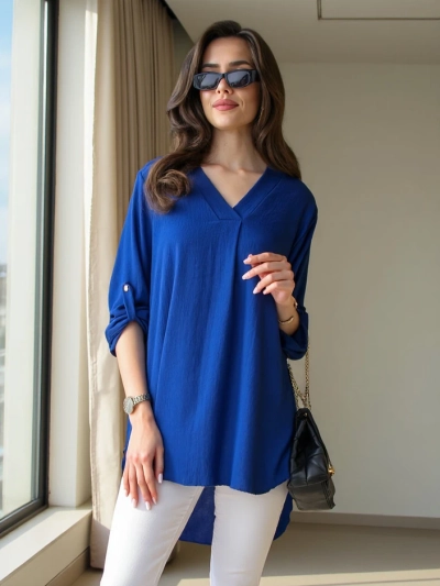 Royalfashion Long women's oversized shirt