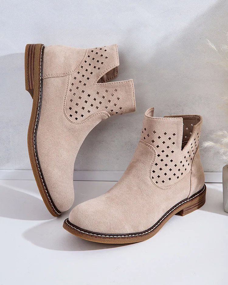 Royalfashion Светло-коричневые женские сапоги Rito