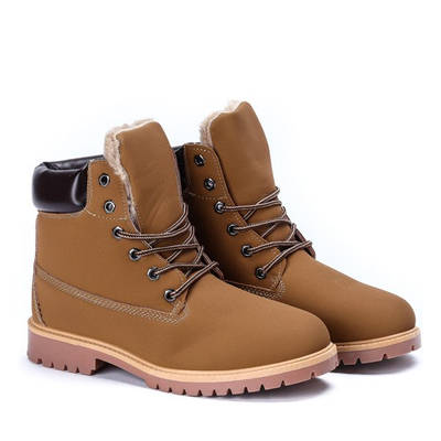 Insulated brown Rimma hiking boots - Footwear 1