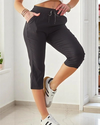 Royalfashion Женские хлопковые брюки 3/4